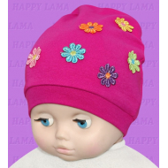 "Happy Lama" шапка "Семицветик", рибана. "Happy Lama" шапка "Семицветик", рибана.